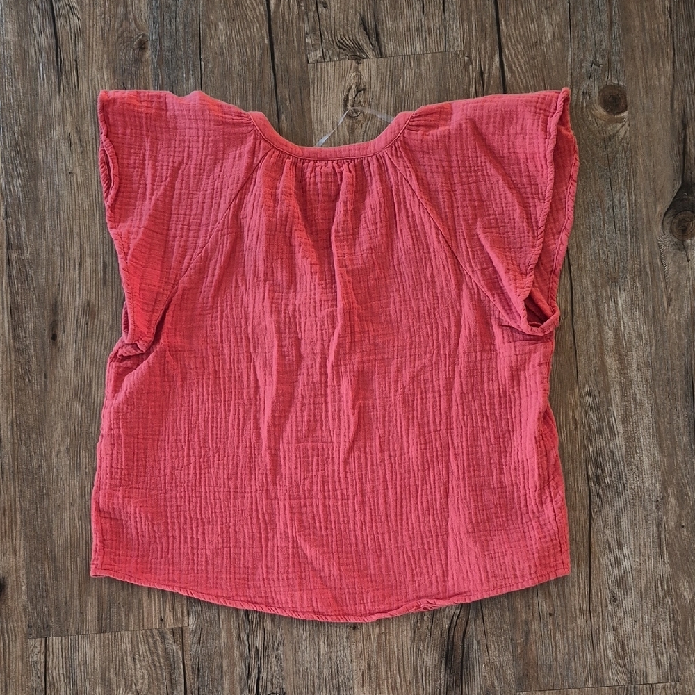 Universal Thread Textured Pink Blouse - image 3